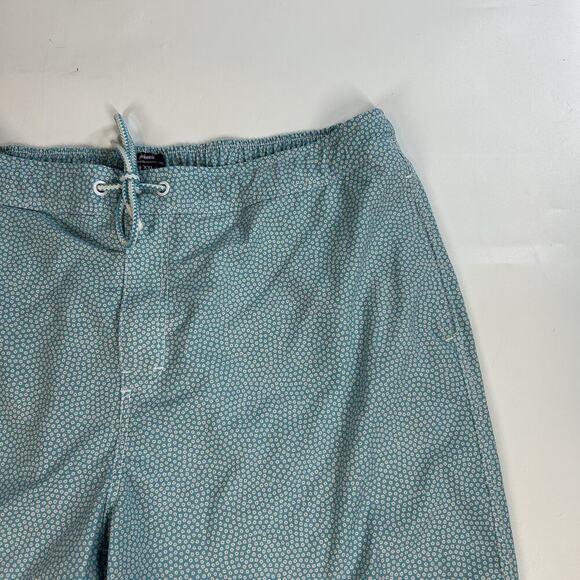 Johnnie-O Swim Trunks Men’s 2XL Crossbow Half Elastic Surf Short Blue Beachy - Picture 2 of 10